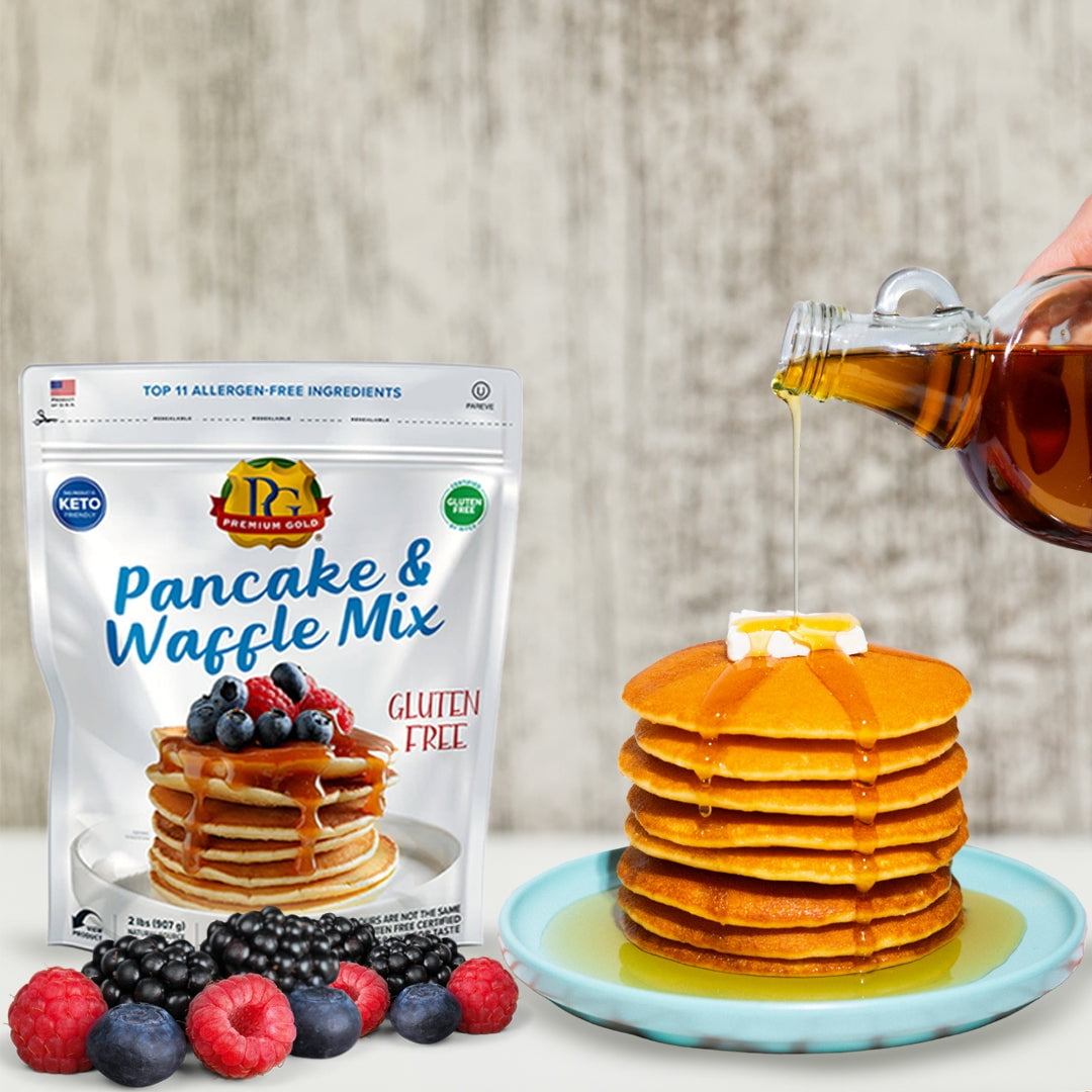 Premium Gold Gluten Free Pancake & Waffle Mix 6 Pack