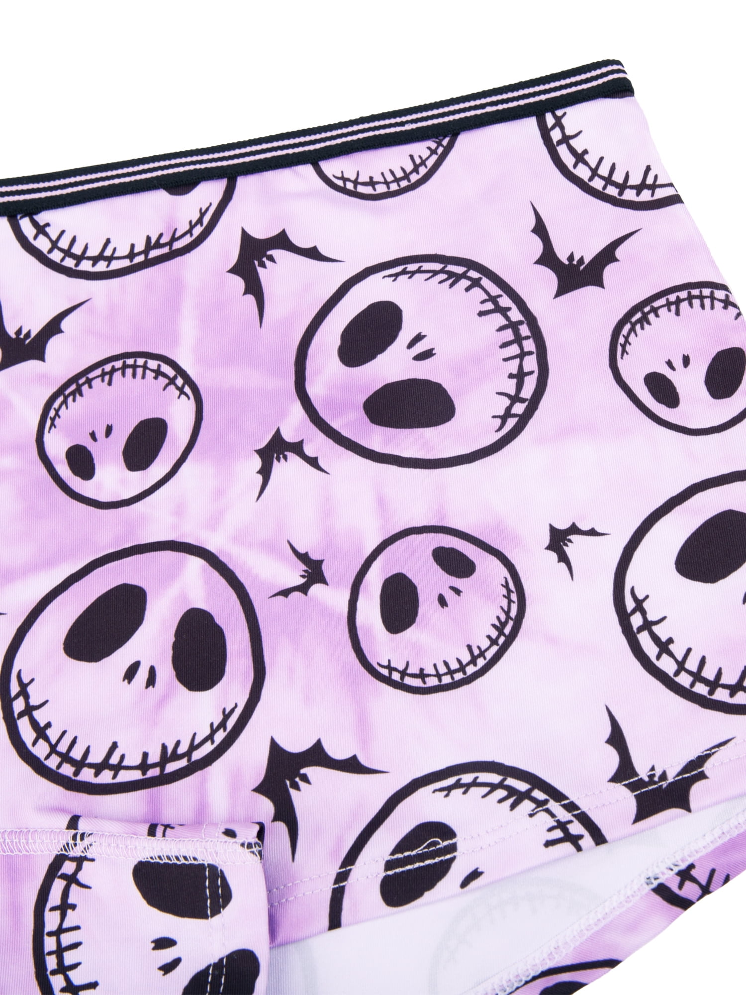 Disney's Nightmare before Christmas Woman's and Juniors Boyshort Underwear, 2-Pack, Size S-XL