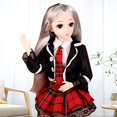 thumbnail image 3 of Muñeca inteligente Ucanaan de BJD Doll, 45 cm, con juego completo de ropa y zapatos, 3 of 8