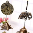 thumbnail image 3 of Campanas de viento de cobre con elefante, adornos para puertas y ventanas, regalos de cumpleaños, decoración del hogar, campanas de viento, 3 of 5