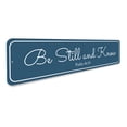 thumbnail image 3 of Be Still and Know Sign, Inspirational Sign, Christian Wall Decor Idea - 4x18 inches, 3 of 4