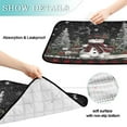 thumbnail image 3 of Washable Pet Pee Pads with Super Absorbent Reusable Training Pads for Dogs & Cats Christmas Snowman, 3 of 7