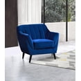 thumbnail image 2 of Topline Home Furnishings Chair, Charcoal Velvet, 2 of 6