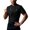 Black, variant on Men's Chef Coat Men's Chef Coat Restaurant Kitchen Chef Uniform Men's Short Sleeve Chef Cardigan Workwear Top with Embroidery for Kitchen and Casual Use,White,XL