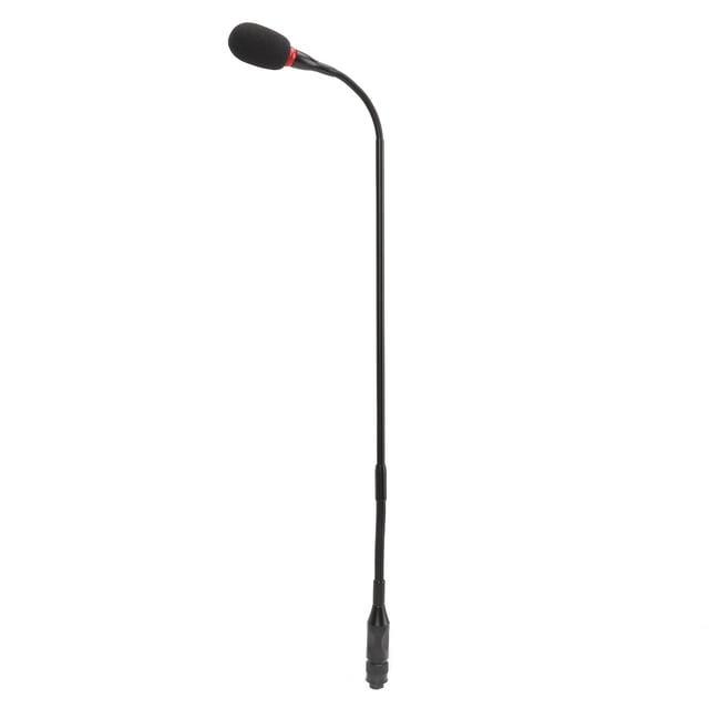 Micrófono de condensador de cuello de cisne de 232 pulgadas micrófono de cuello de cisne de aleación de aluminio flexible con enchufe recto de 3 pines para reuniones ANGGREK Otros