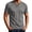 Dark Gray, variant on Men's Vintage V Neck T-Shirt Short Sleeve Regular Fitted Notch Neck Soft Plain Shirts Everyday Daily Tee Tops