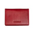 thumbnail image 1 of Cartera BREED Porter de piel auténtica con doble pliegue, color granate, 1 of 4