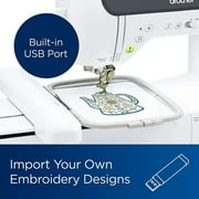 Brother SE2000 Embroidery & Sewing Machine w/ 130 Thread Spools & Accessories