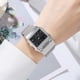 thumbnail image 5 of Reloj de pulsera digital para mujer con pantalla clara, correas multicolor, resistente al agua, caja delgada de aleación, banda ajustable de acero inoxidable para uso casual y diario., 5 of 8