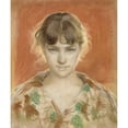 thumbnail image 2 of Albert Edelfelt 15x17 Gold Ornate Wood Frame and Double Matted Museum Art Print Titled - Parisian Model in a Dressing Gown (1885), 2 of 4