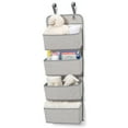 thumbnail image 5 of Delta Children 4-Pocket Hanging Wall Organizer, Cool Gray, 5 of 10