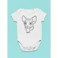 thumbnail image 3 of Scarf Sphinx Cat Bodysuit Infant -Image by Shutterstock,  Newborn, 3 of 4