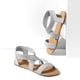 thumbnail image 3 of Sandalia DREAM PAIRS ELATICA-6 con Tira Elástica Plana Plata Talla 9, 3 of 6