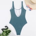 thumbnail image 5 of MSJUHEG Swimsuits for Women 2025,Push Up Bathing Suits for Women,Womens Tankini Bathing Suits,Halter Swimwear,Strapless Swimsuits for Women,High Waisted Bikini Sets for Women, Gray S, 5 of 5