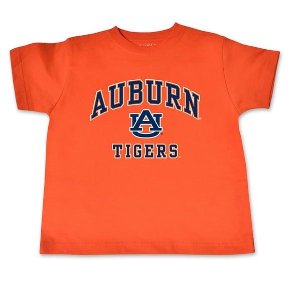 NCAA Auburn Tigers Toddler Short Sleeve Tee, 3 Toddler, Orange