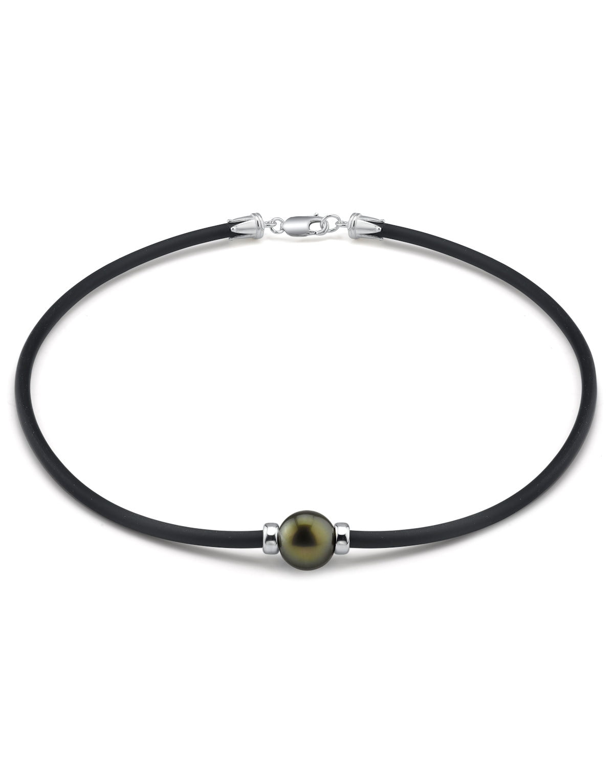 11mm Tahitian Round Cultured Pearl Necklace by The Pearl Source