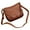 Brown, variant on Jierger Fashion Ladies Solid Color Large Capacity Leather Shoulder Bag Messenger Bag for Women Shoulder Purses and Handbags for Men Women Outdoor Travel Work