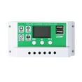 thumbnail image 1 of Abody 100A Contrôleur Solaire 12/24V PWM Contrôleur de Panneau Solaire Régulateur Intelligent avec Double Port USB Paramètre Réglable Affichage Timer Réglage, 1 of 5
