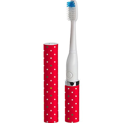 Violife [Pink Mosaic] Slim Sonic Portable Toothbrush w/ Extra