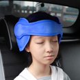 thumbnail image 1 of Reposacabezas para coche, asiento de seguridad para niños, reposacabezas ajustable, suave y cómodo, almohada de seguridad para bebés, niños y adultos, color azul., 1 of 5