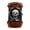 Brown, variant on Steampunk Leather Watch for Men: Analog Quartz Watch with Wide Leather Strap, Large Dial Bar Scale with Skull Decoration - for Gifts