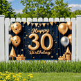 thumbnail image 7 of Decorative Design Happy Birthday Banner Balloon Decoration 30th Birthday Event Banner for Birthday Party Indoor Decoration Party Celebration, 7 of 7