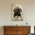 thumbnail image 2 of wall26 - Birds and Poultry Canvas Wall Art - A Black Turkey - Gallery Wrap Modern Home Art | Ready to Hang - 12x18 inches, 2 of 3