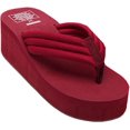 thumbnail image 1 of XINQIHANG Womens High Wedge Beach Sandals Summer Thong Flip Flops Platform, 1 of 1