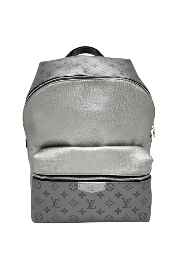 Pre-Owned Louis Vuitton Men's Monogram Eclipse Discovery Backpack PM Taiga Leather Large...