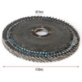 thumbnail image 2 of 10pcs profesional de la aleta de discos de 100 mm muelas de 4 pulgadas Discos de lijado 60/80/120 granos for Angle Grinder, 2 of 5