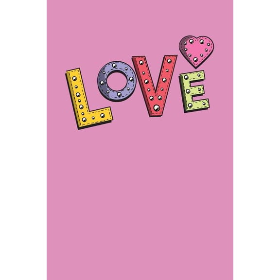 Love: Graph Paper Notebook, 6x9 Inch, 120 pages (Paperback)