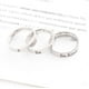 thumbnail image 4 of Anillo BeKind de acero de titanio para mujer, joyería europea y americana, joyería para parejas, nicho para hombre, Navidad, 4 of 6
