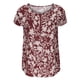 thumbnail image 4 of Camiseta informal para mujer, blusa estampada de manga corta con cremallera, blusa, Tops Fridja  ghk966, 4 of 8