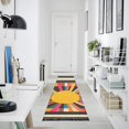 thumbnail image 4 of Yayeee Runner Rug for Bedroom 2'x6' Machine Washable Hallway Non Slip Mat, Geometric Sun, 4 of 8