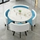 thumbnail image 2 of Modern Dining Table Set 4 Chairs Table Lunch Reception Coffee Tables Free Shipping Mesas De Jantar Hoom Furniture GPF50YH My Lux Decor Round, 2 of 24