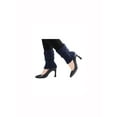thumbnail image 3 of INSPIRE CHIC Women's Ruffled Cuff Over Knee Length Ribbed Knitted Leg Warmers Navy Blue-Printed, 3 of 6