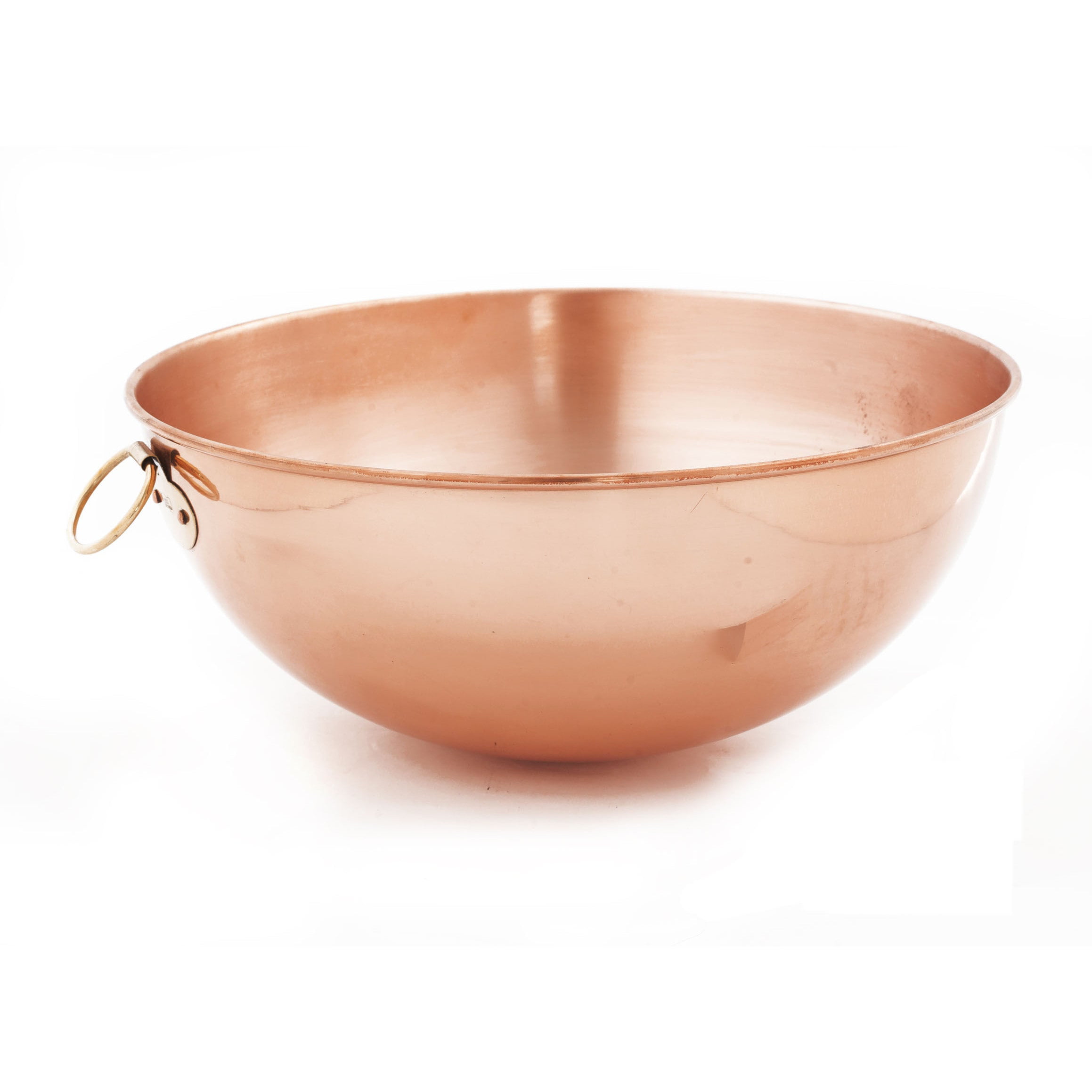 Red Co. 5 Quarts Large 11” Round Hammered Pure Copper Mixing Bowl — Red Co.  Goods