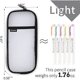 thumbnail image 4 of Dhrs Mesh Pencil Case with Zipper Transparent Makeup Bag Cosmetic Bag Multifunctional Travel School, 4 of 5