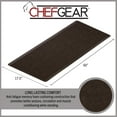 thumbnail image 5 of Chef Gear Marni Wellness Kitchen Mat, Mocha, 17.5" x 60", 5 of 8