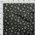 thumbnail image 2 of oneOone Polyester Lycra Olive Green Fabric Brush Stroke|Leaves & Floral Abstract Craft Projects Decor Fabric Printed By The Yard 56 Inch Wide, 2 of 4