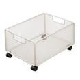 thumbnail image 2 of Organizador de archivos rodante con ruedas, carrito de malla para suministros de oficina sencillos 48x25x23cm, 2 of 9