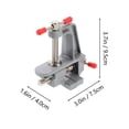 thumbnail image 2 of unbranded 1Ud Work Bench Vise Ligero Y Ajustable En Aleación De Aluminio Para Proyectos De Carpintería, 2 of 7