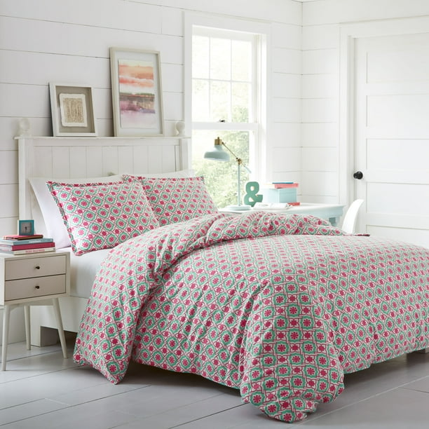 Poppy & Fritz Aubrey Pink Comforter Set, Full/Queen