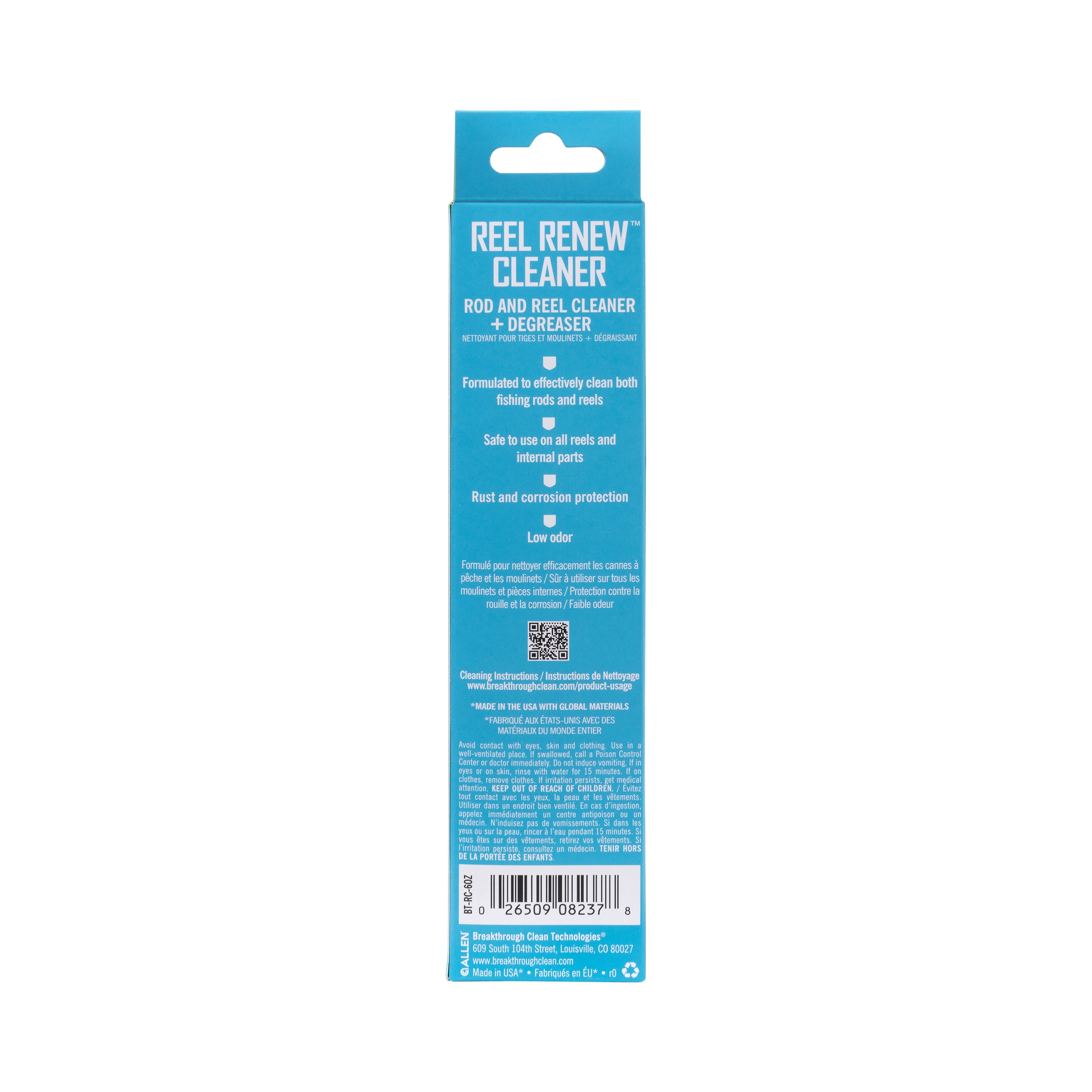 Breakthrough Clean Technologies® Reel Renew Rod & Reel Cleaner, 6Oz Pump Spray Bottle
