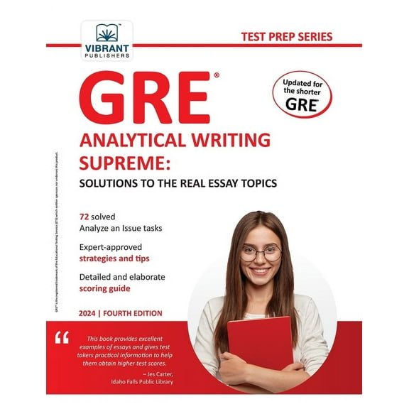GRE Analytical Writing Supreme: Solutions to the Real Essay Topics, (Paperback)