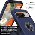 thumbnail image 4 of KOMI for Google Pixel 9 Case/Google Pixel 9 Pro Case, Slim Fit Military Grade Shockproof Case for Pixel 9/9 Pro with Ring Holder Kickstand Protective Phone Case for Google Pixel 9/9 Pro, Blue, 4 of 5