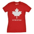 thumbnail image 1 of Womens Eh Team Canada T shirt Funny Canadian Shirts Novelty T shirt Hilarious (Red) - XL, 1 of 3