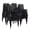 Black, variant on Regency M Lightweight Stackable Sturdy Breakroom Chair (40 pack)- Black