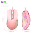 thumbnail image 6 of DISEN Gaming Mouse Wired, USB Computer Mouse with 4 Adjustable DPI, RGB Backlit LED, Side Buttons, Ergonomic Optical Mice for PC, Laptop, Windows, Mac, Vista, Linux, Gamer, 6 of 10