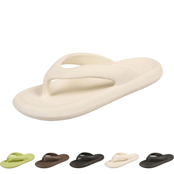 Lenago Flip Flops for Women and Men Unisex Couple Fashionable Casual Summer Shower Bathroom Outdoor Travel Outerwear Beach Sandals Flat Slippers